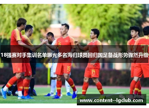 18强赛对手集训名单曝光多名海归球员回归国足备战形势骤然升级